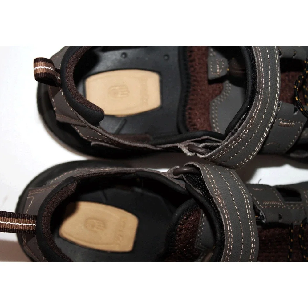 Teva Forebay Fisherman Mens‎ Sport Hiking Sandals Shoc Pad Walking Brown Size 8